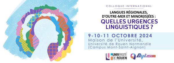 Colloque - Langues régionales, d’Outre-mer et minor(is)ées: quelles urgences linguistiques?