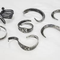 Danemark - Les sept bracelets en argent découverts dans un champ d'Elsted, près d'Aarhus - Photo: Moesgaard Museum