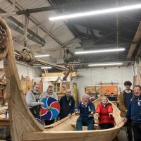 Royaume-Uni - Stormbird, le bateau viking construit par la Viking Boat Company, à Darlington et les vétérans bénévoles - Photo: Peter Barron / The Northen Echo