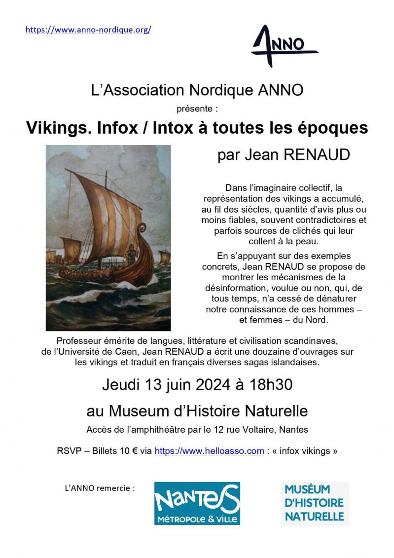 Conférence - Vikings, Infox Intox à toutes les époques